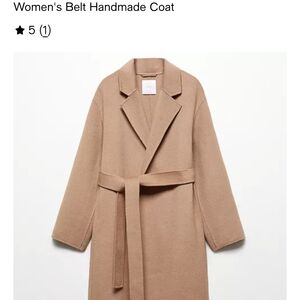 Mango Tan Pea Coat